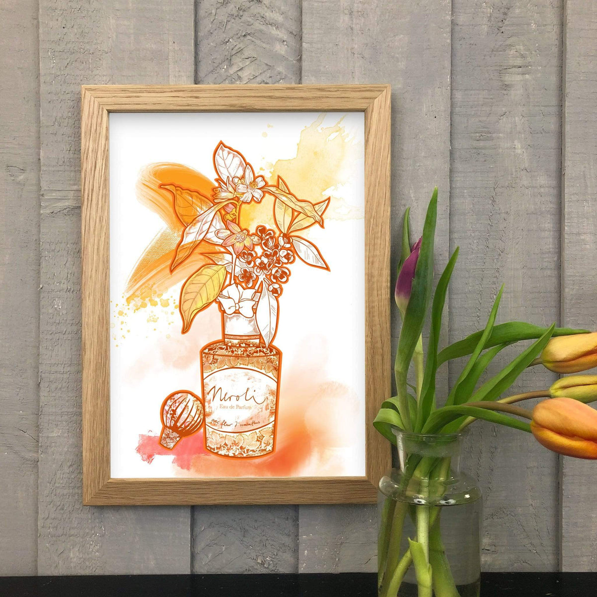 Neroli Orange A3 Print