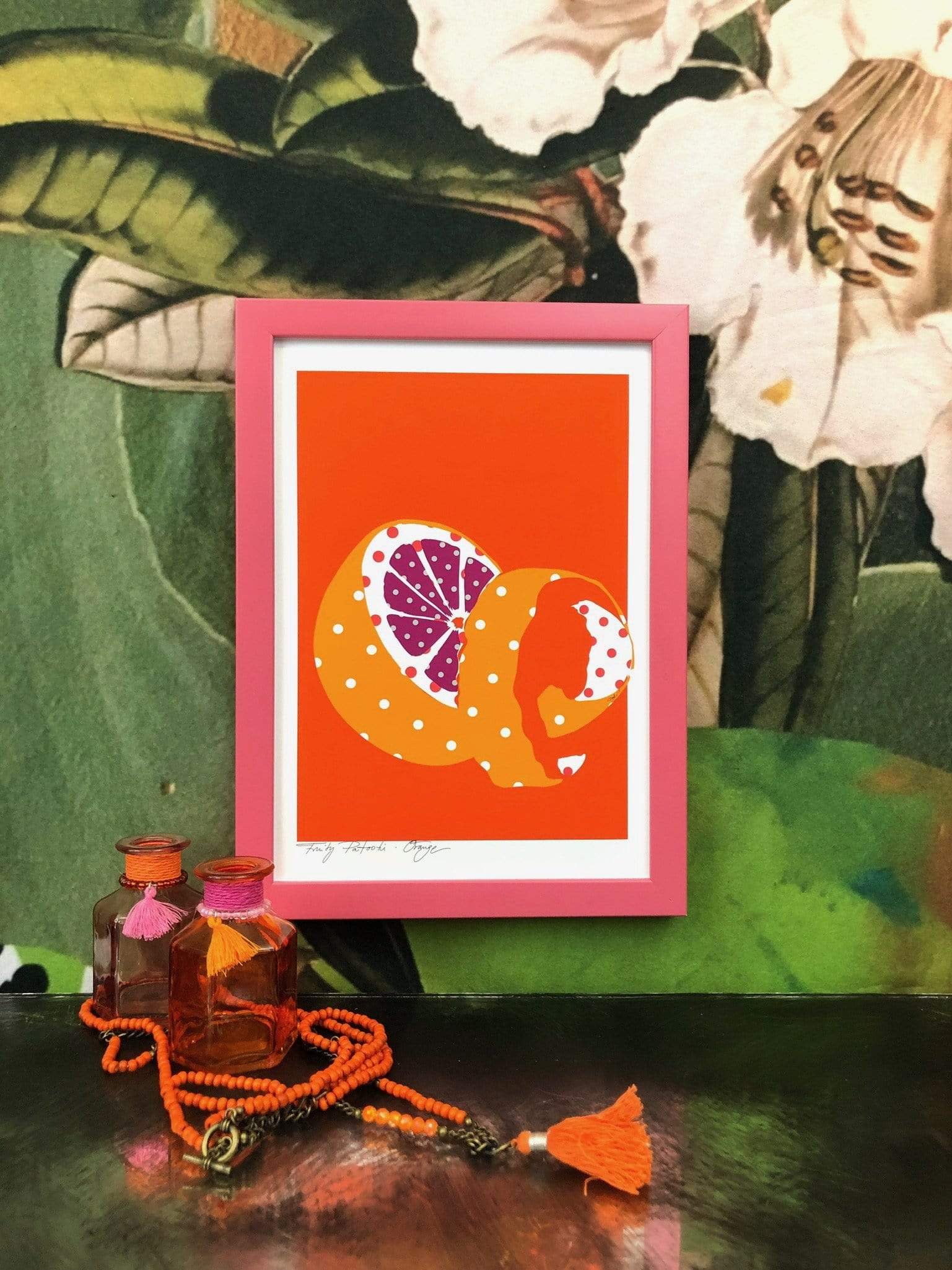 Orange A4 Print