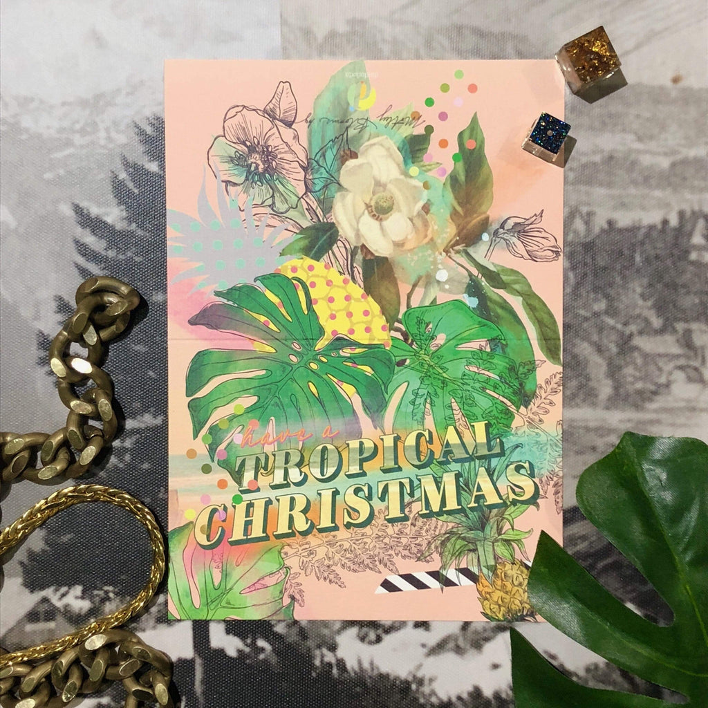 Tropical Christmas Card