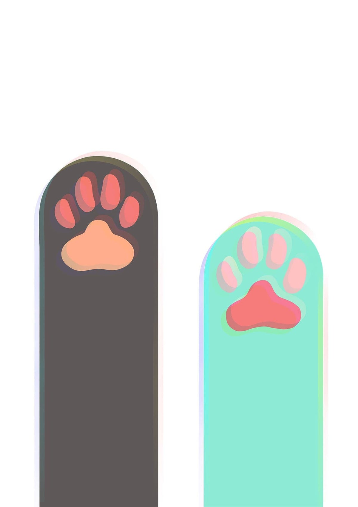 Paws Up A4 Print