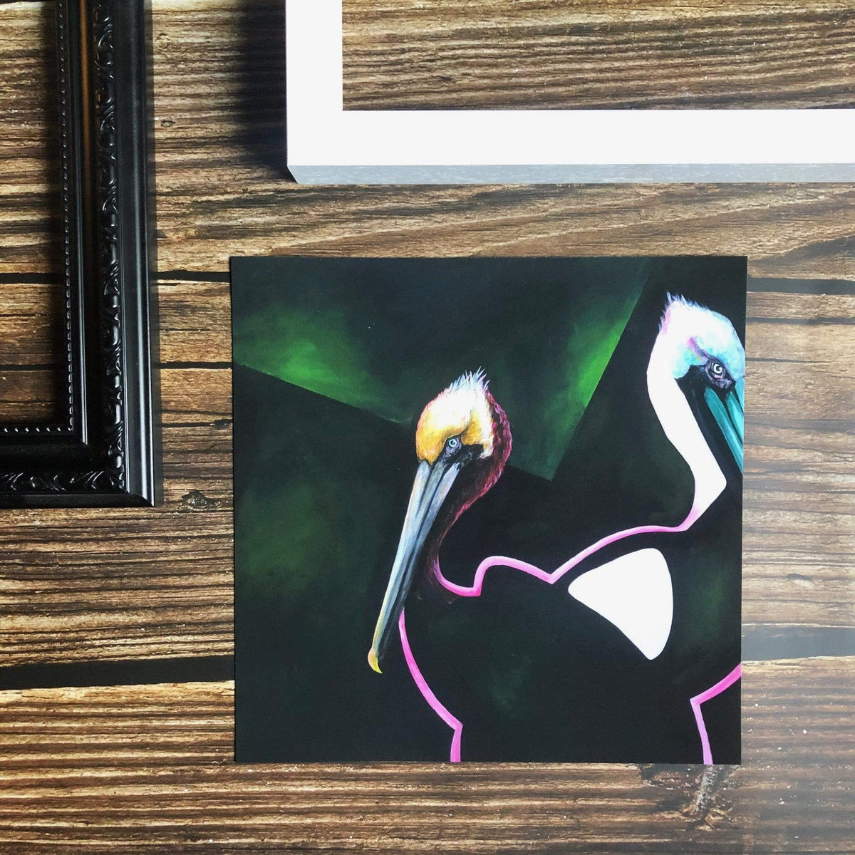 Pelicans 8" Giclée Print
