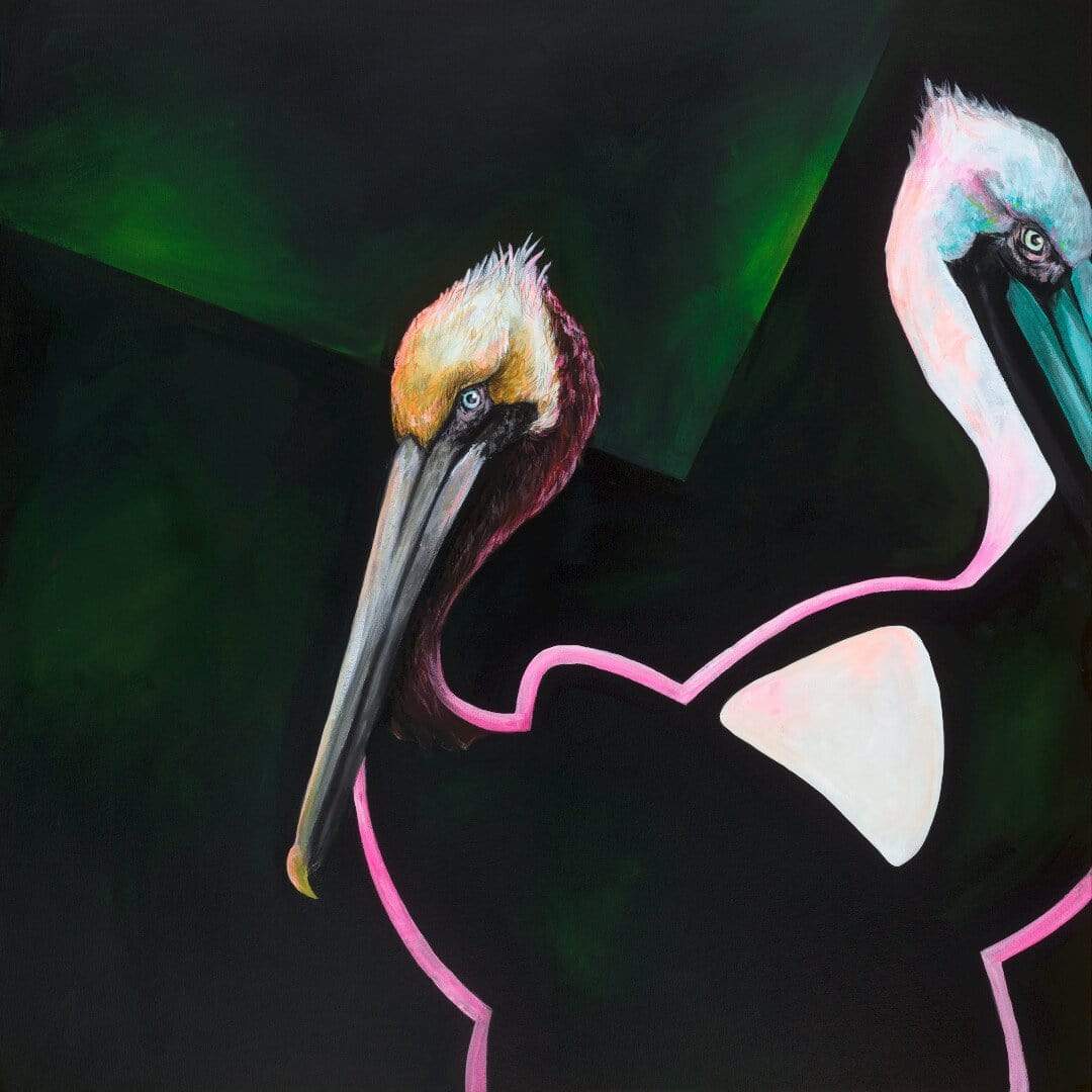 Pelicans 12" Giclée Print