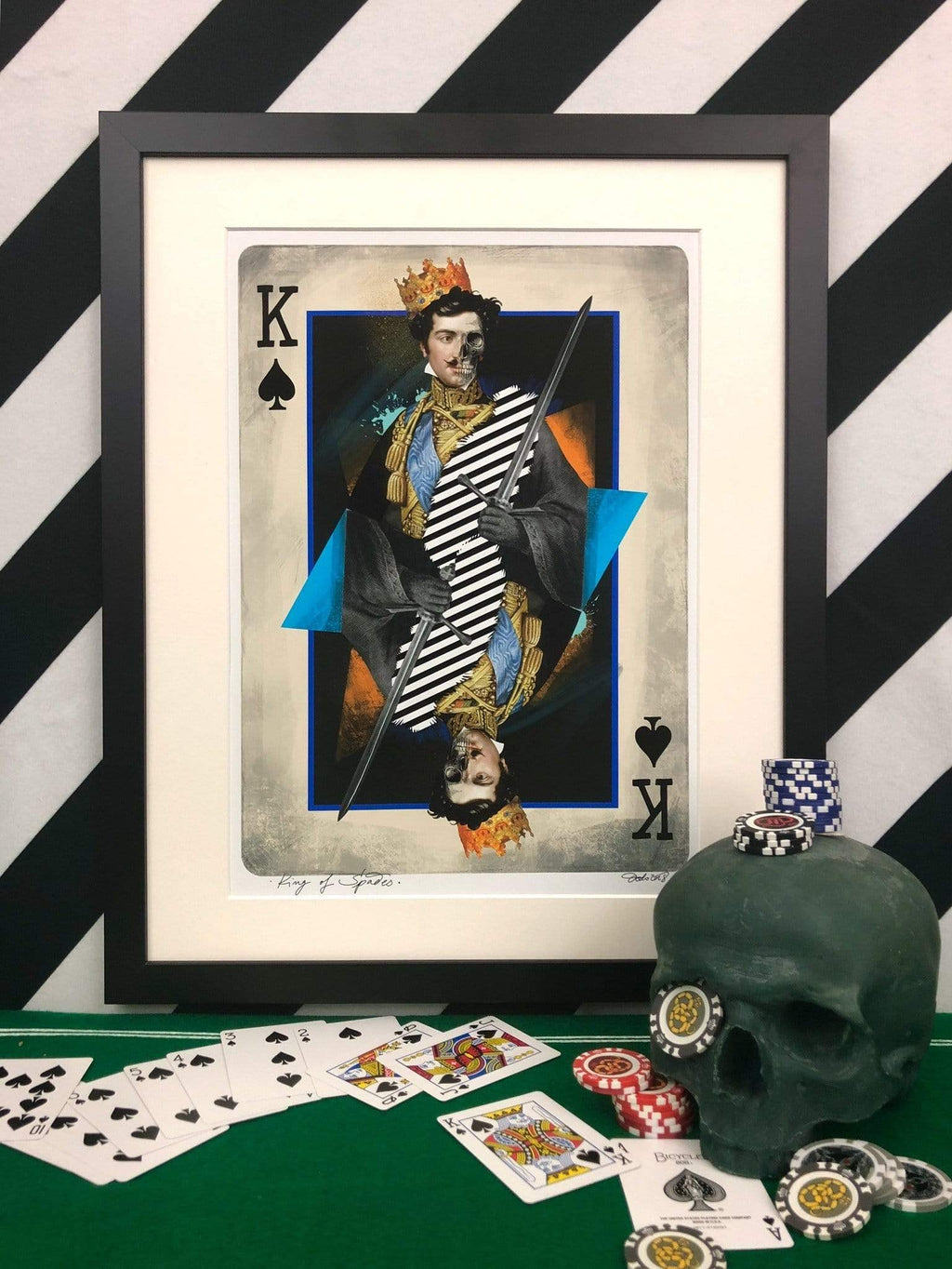 King Of Spades A3 Print