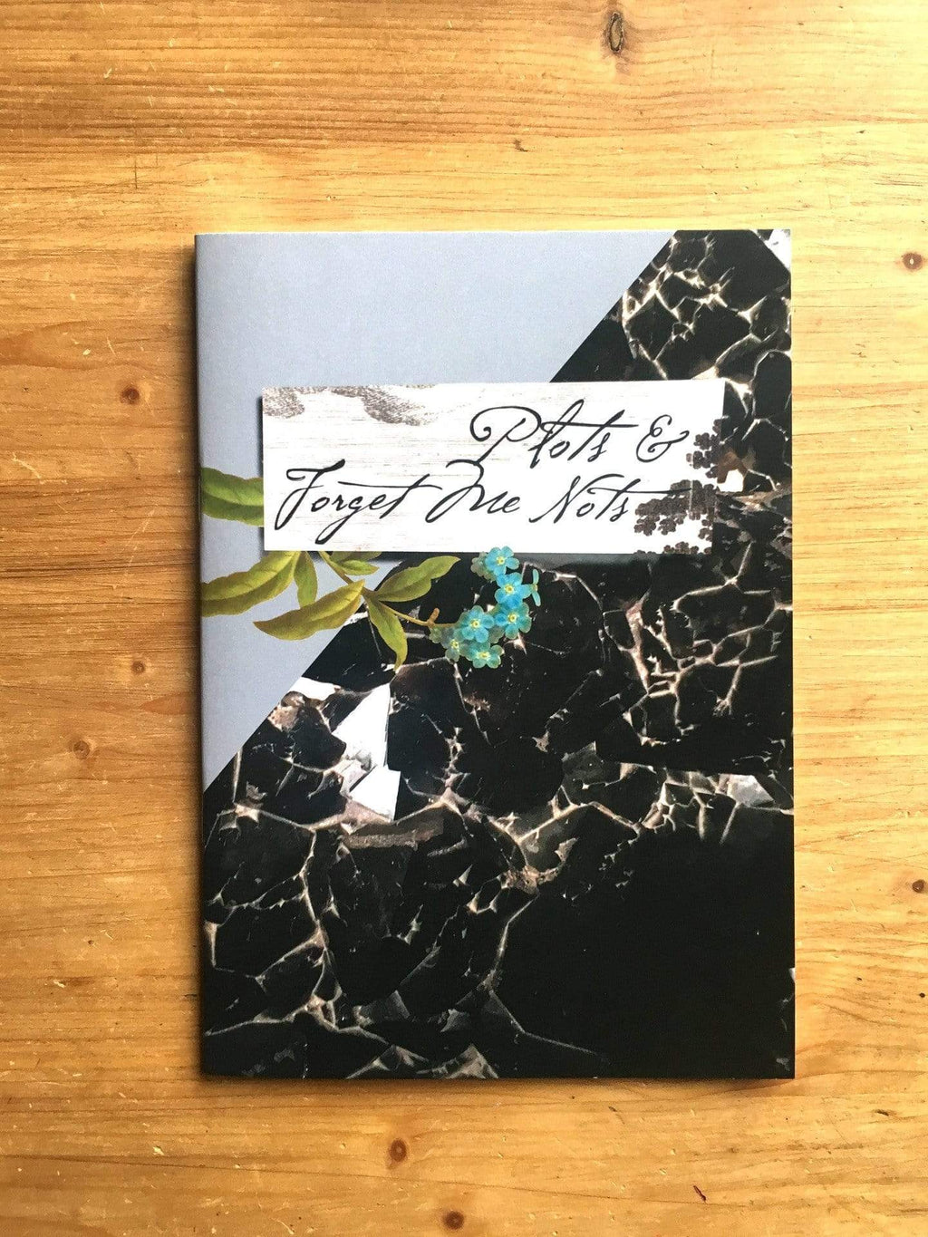 Plots & Forget-me-nots Notebook - Blue