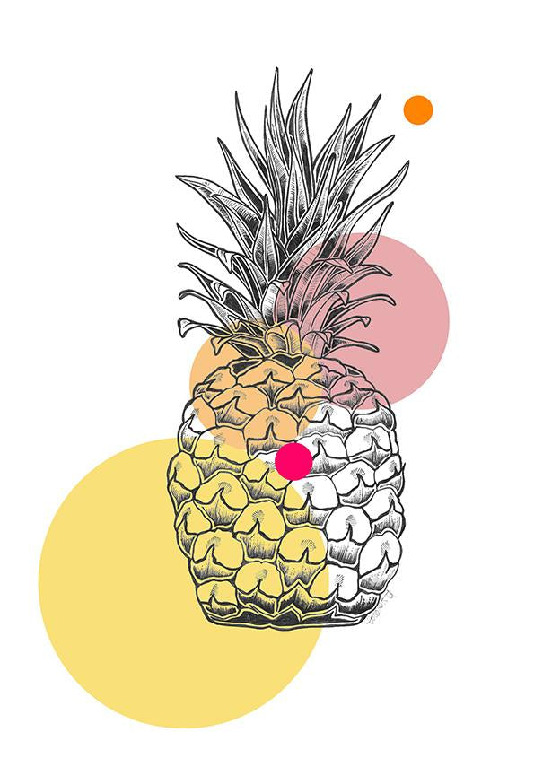 Pop Pineapple Greeting Card
