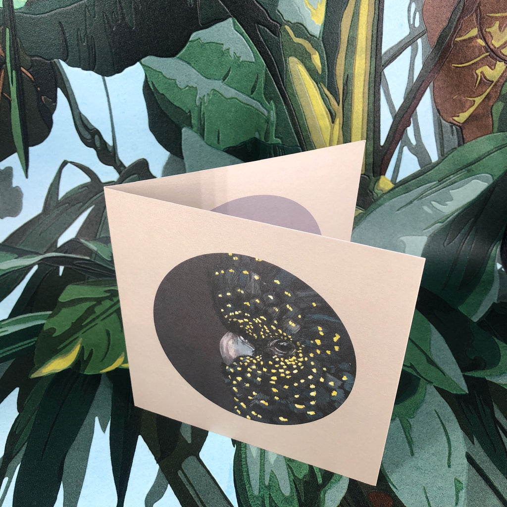 Black Cockatoo Greeting Card