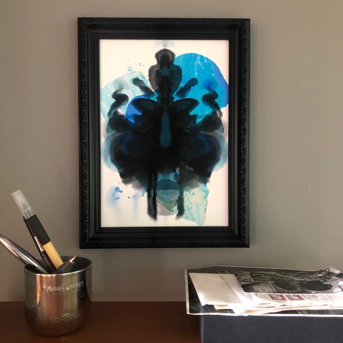 Rorschach Requiem Blue A3 Print