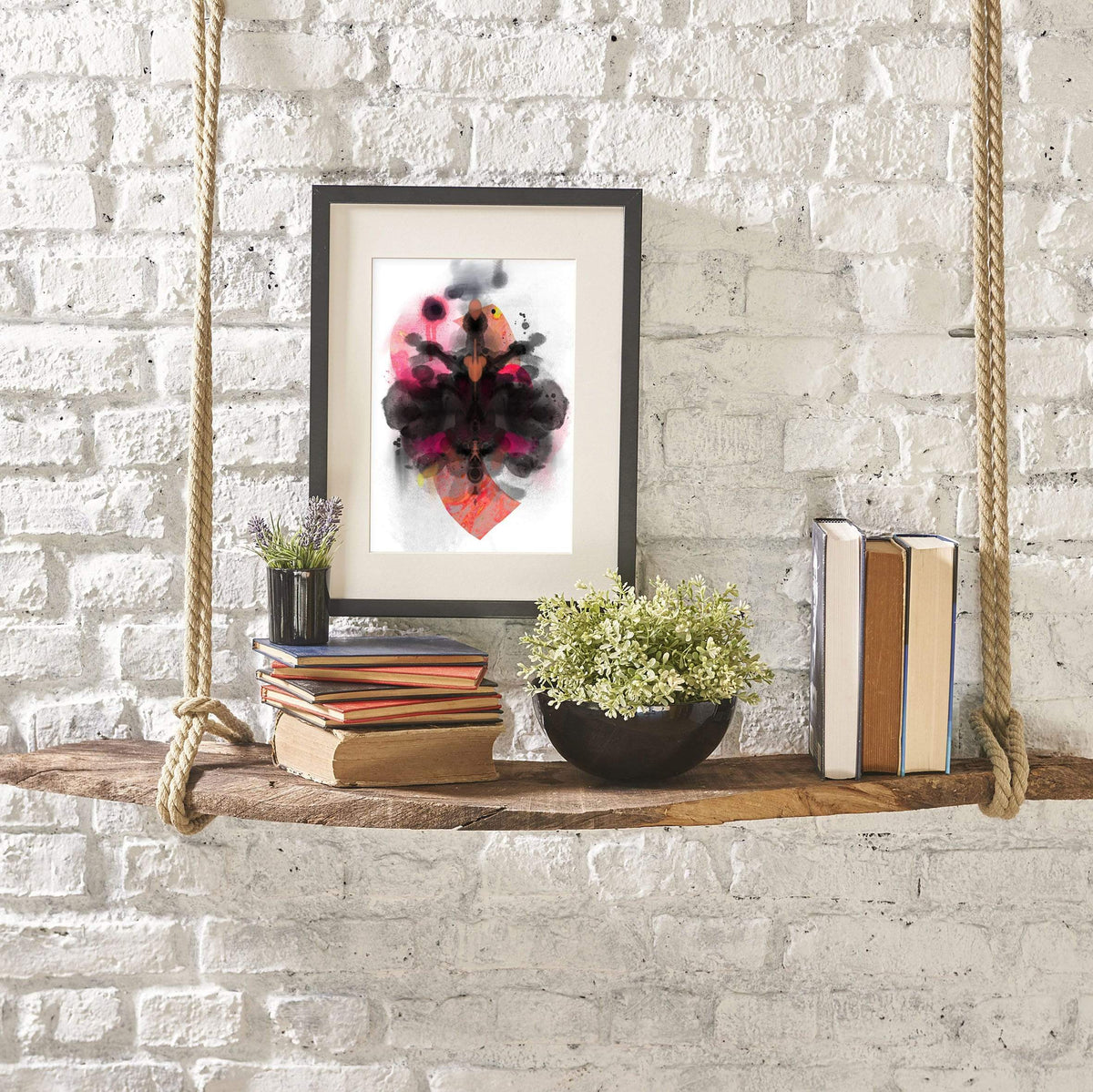 Rorschach Requiem Peach A2 Print