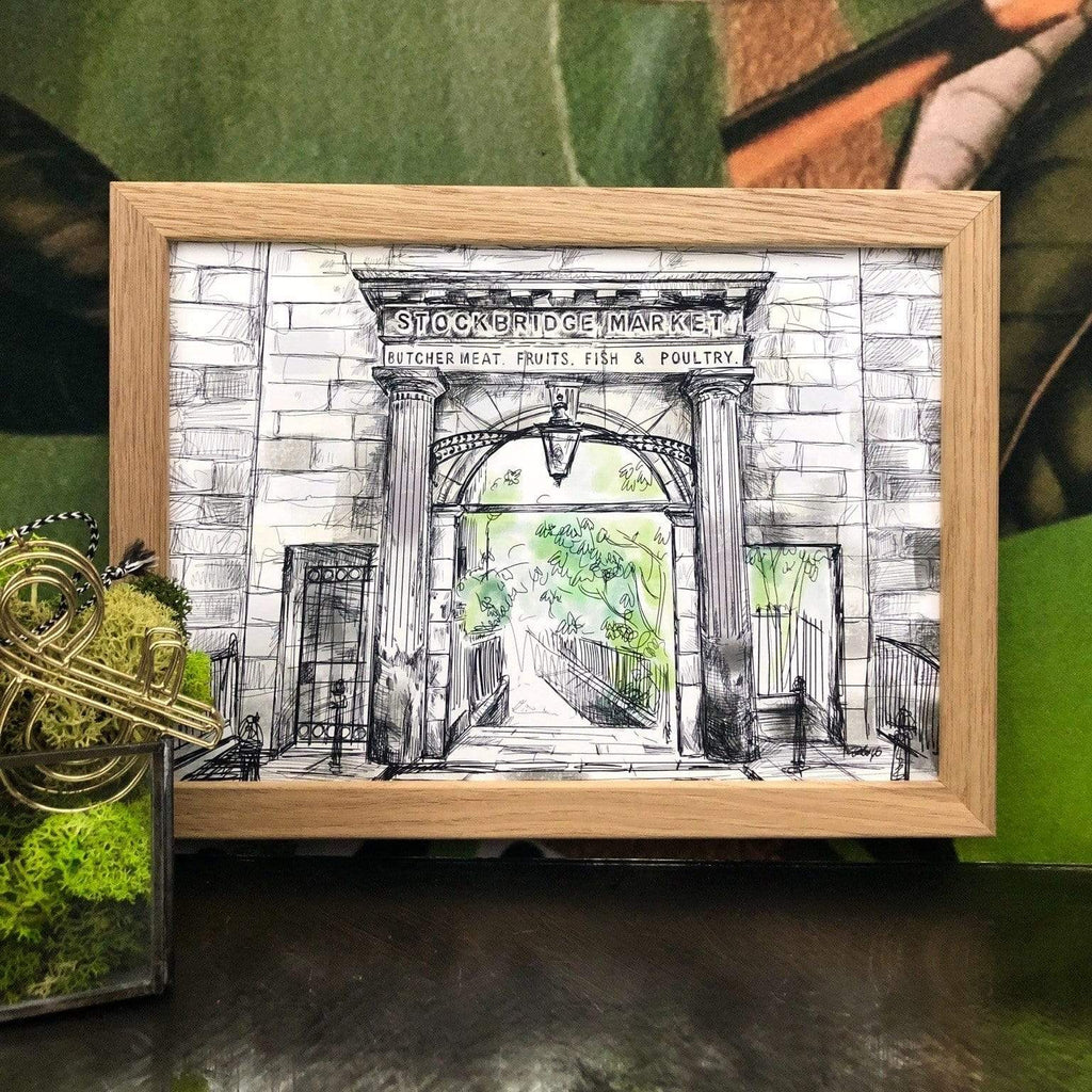 Stockbridge Market A4 Print