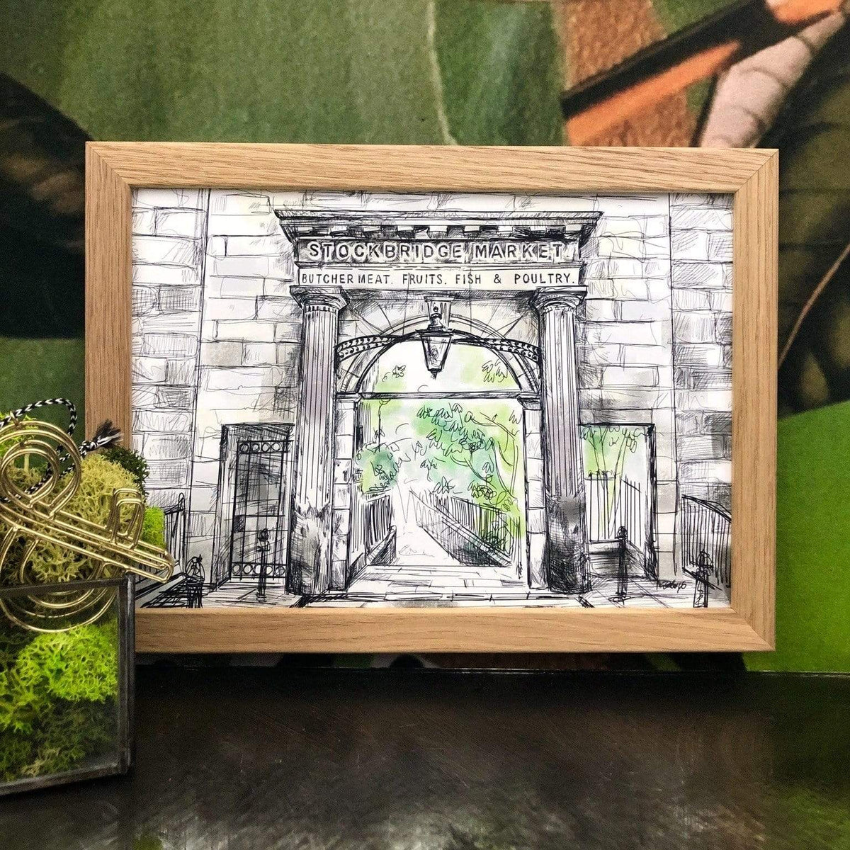 Stockbridge Market A4 Print