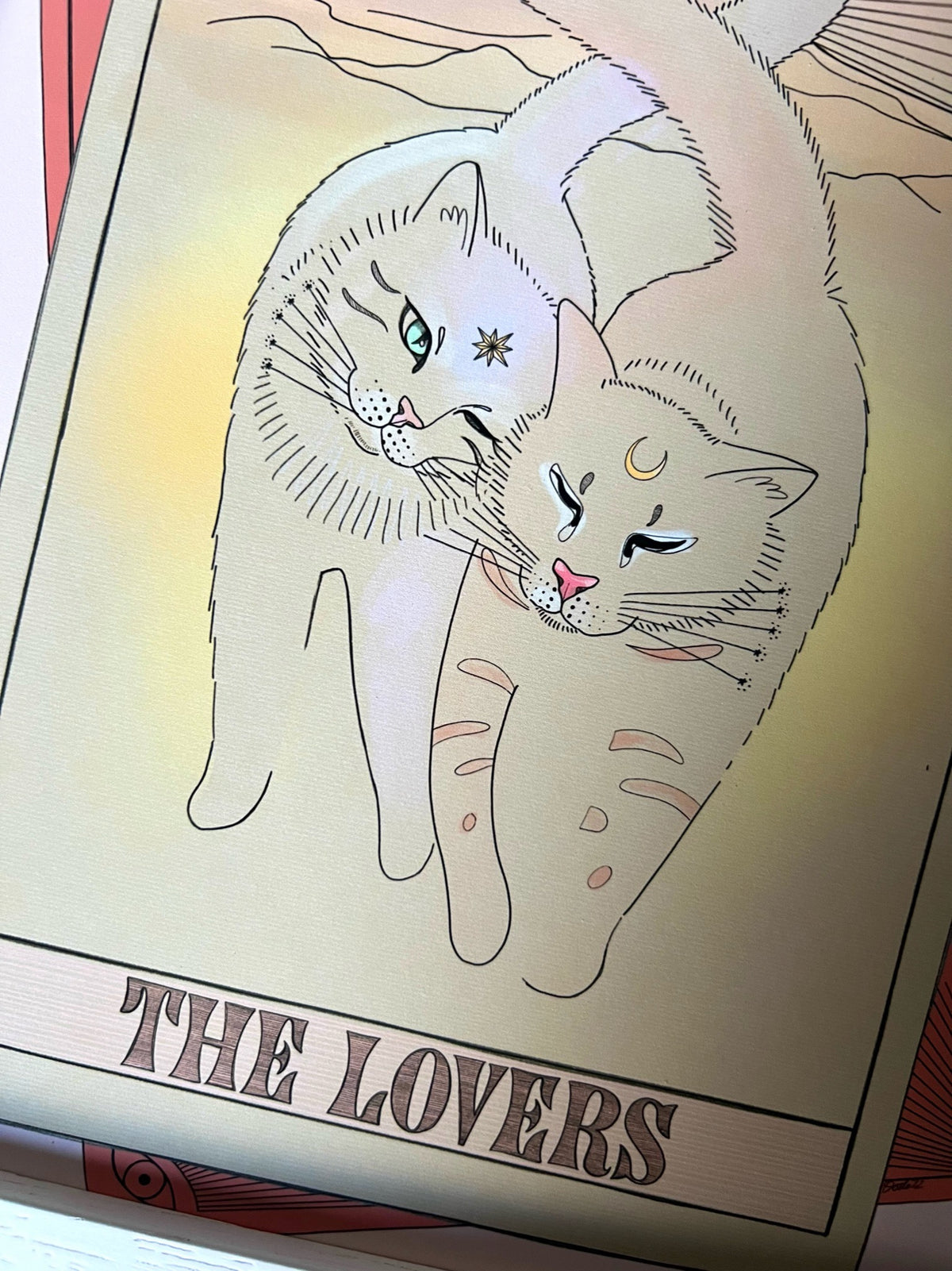 The Lovers A4 Print