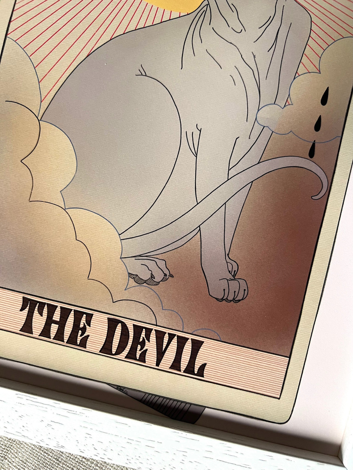 The Devil A4 Print