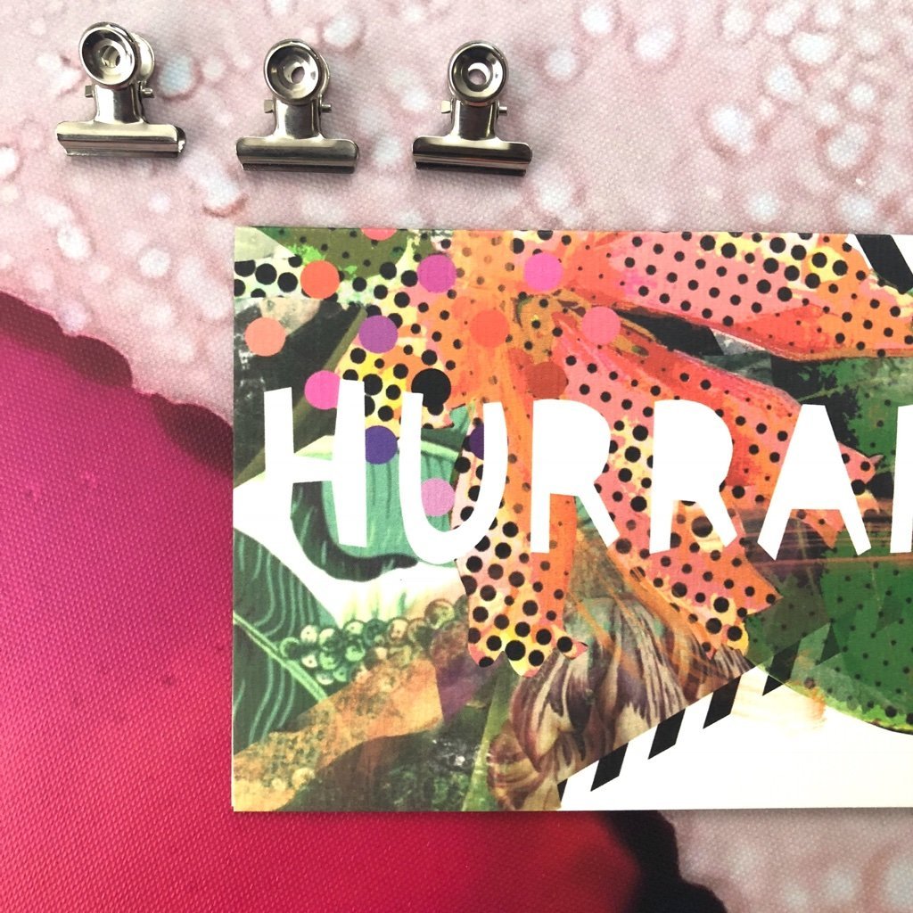 Motley Blooms - Hurrah Greeting Card