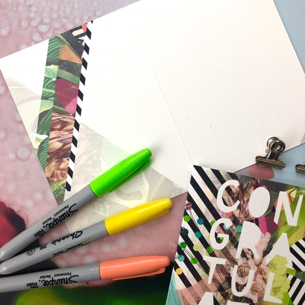 Motley Blooms - Congratulations Greeting Card