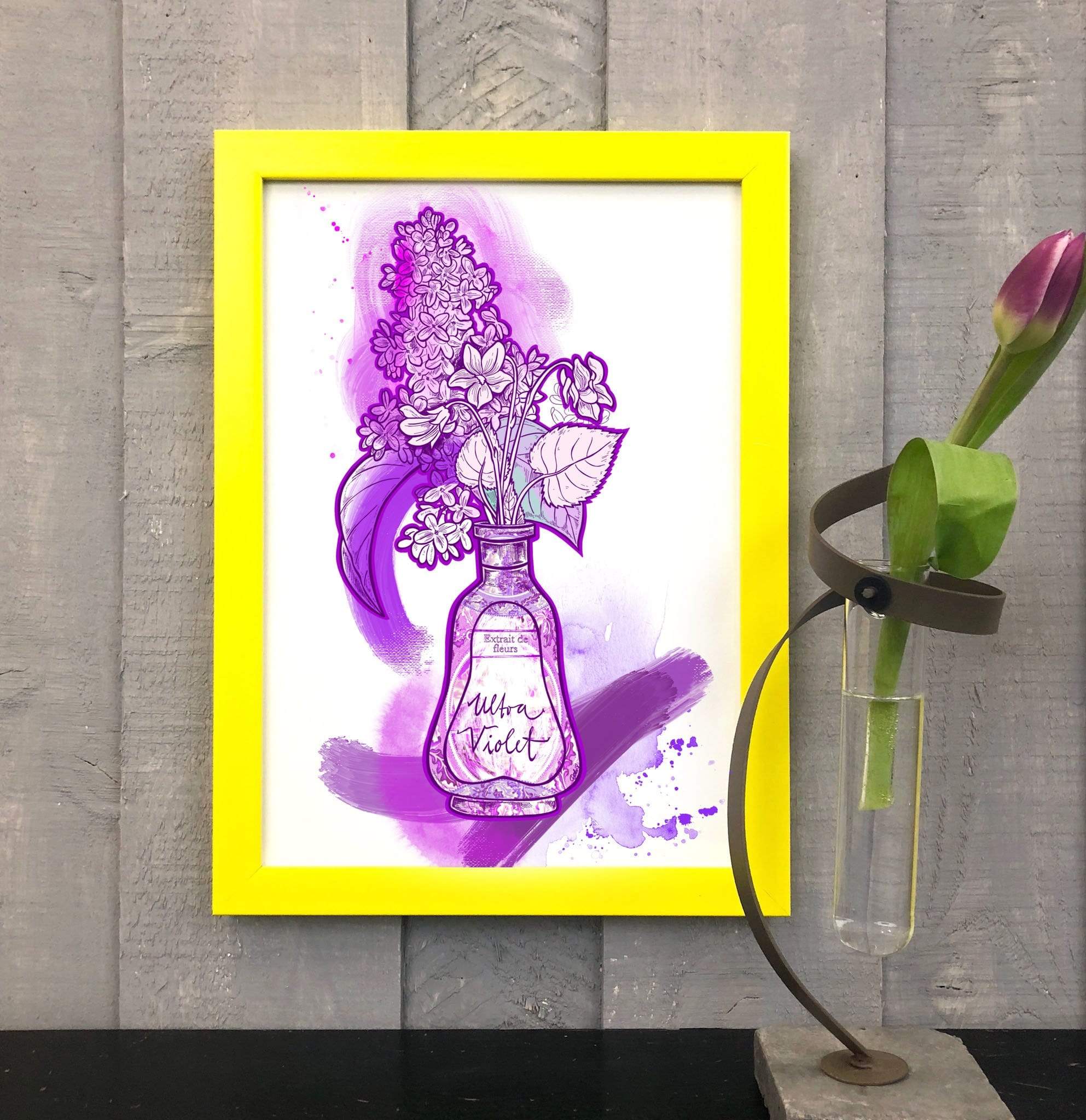 Ultra Violet A4 Print