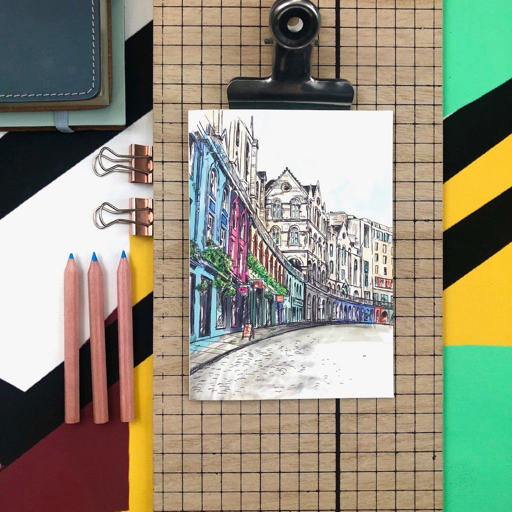 Victoria Street Edinburgh Greeting Card