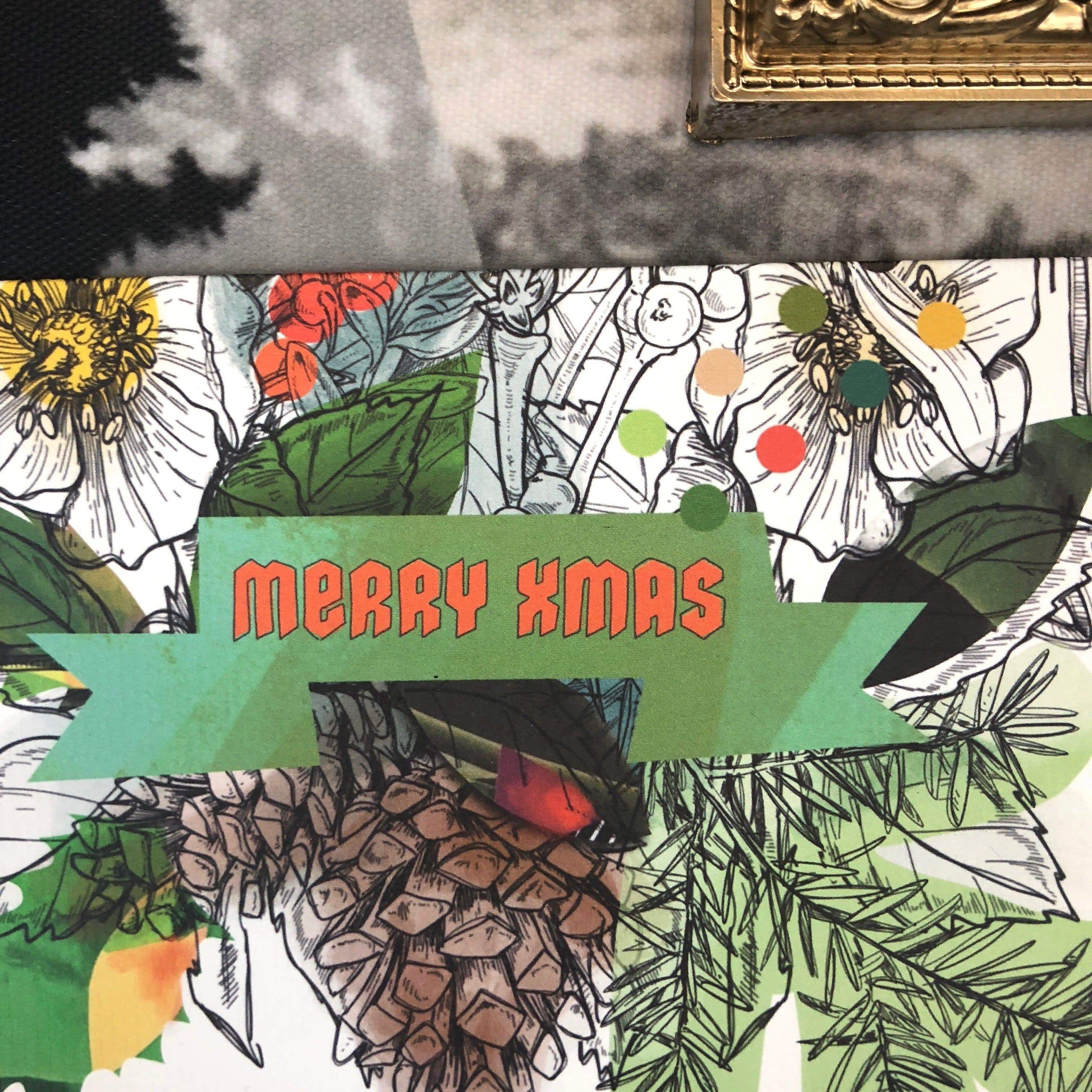 Close Up of Christmas Card