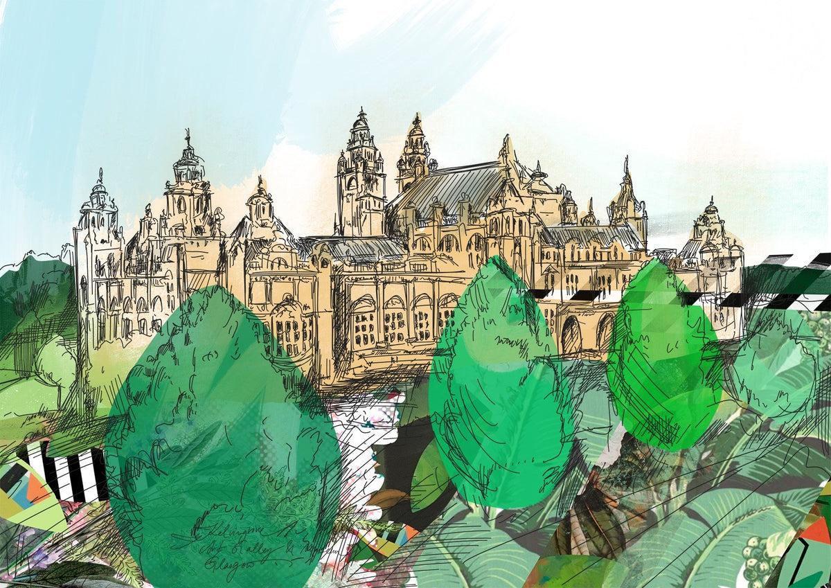 Kelvingrove Art Gallery & Museum A3 Print