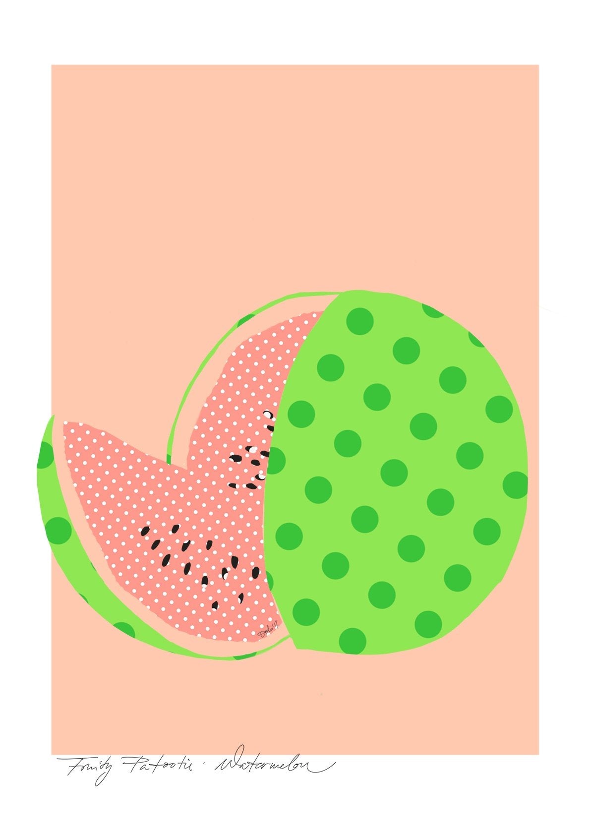 Watermelon A4 Print