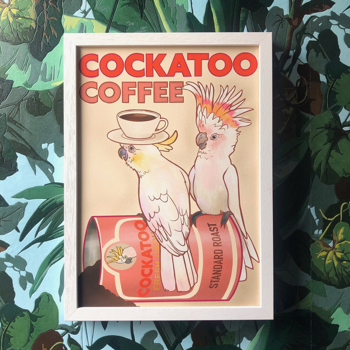 Cockatoo Coffee A3 Giclée Print