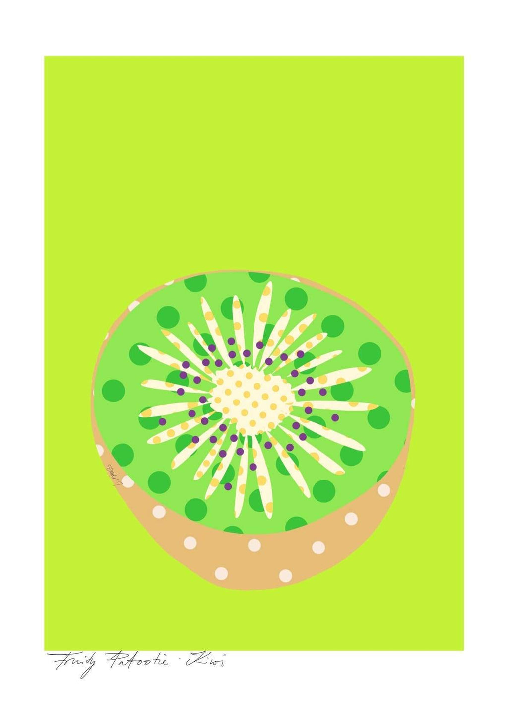 Kiwi Matte Art Print
