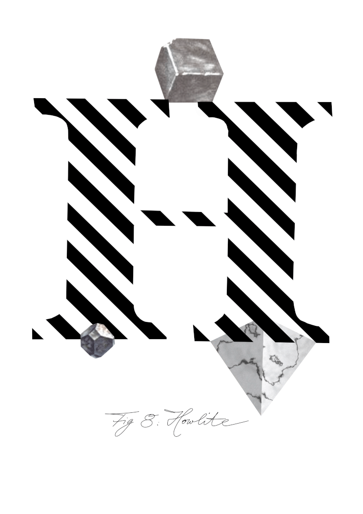 Gemstone Alphabet H A4 Print