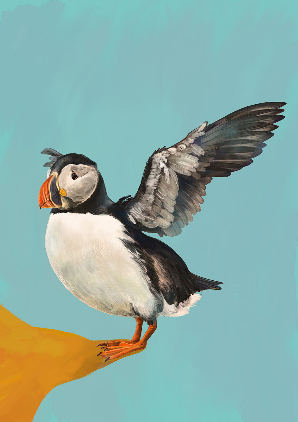 x9233 Posing Puffin 