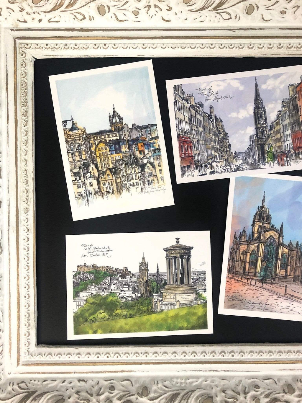 Enchanting Edinburgh Mini Art Print Set