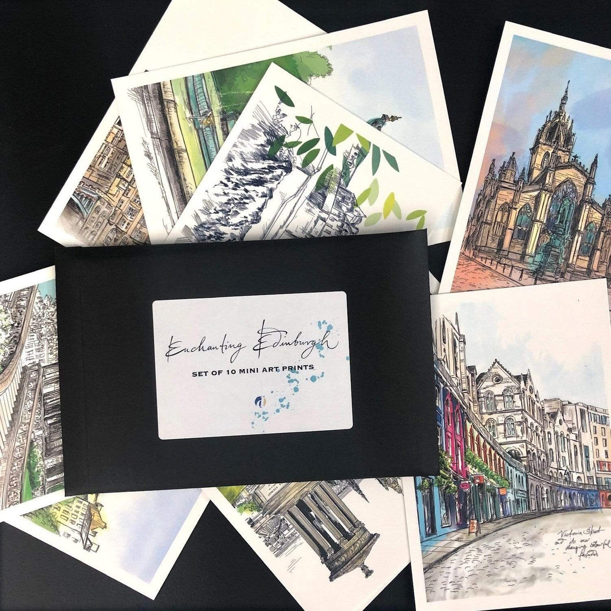 Enchanting Edinburgh Mini Art Print Set