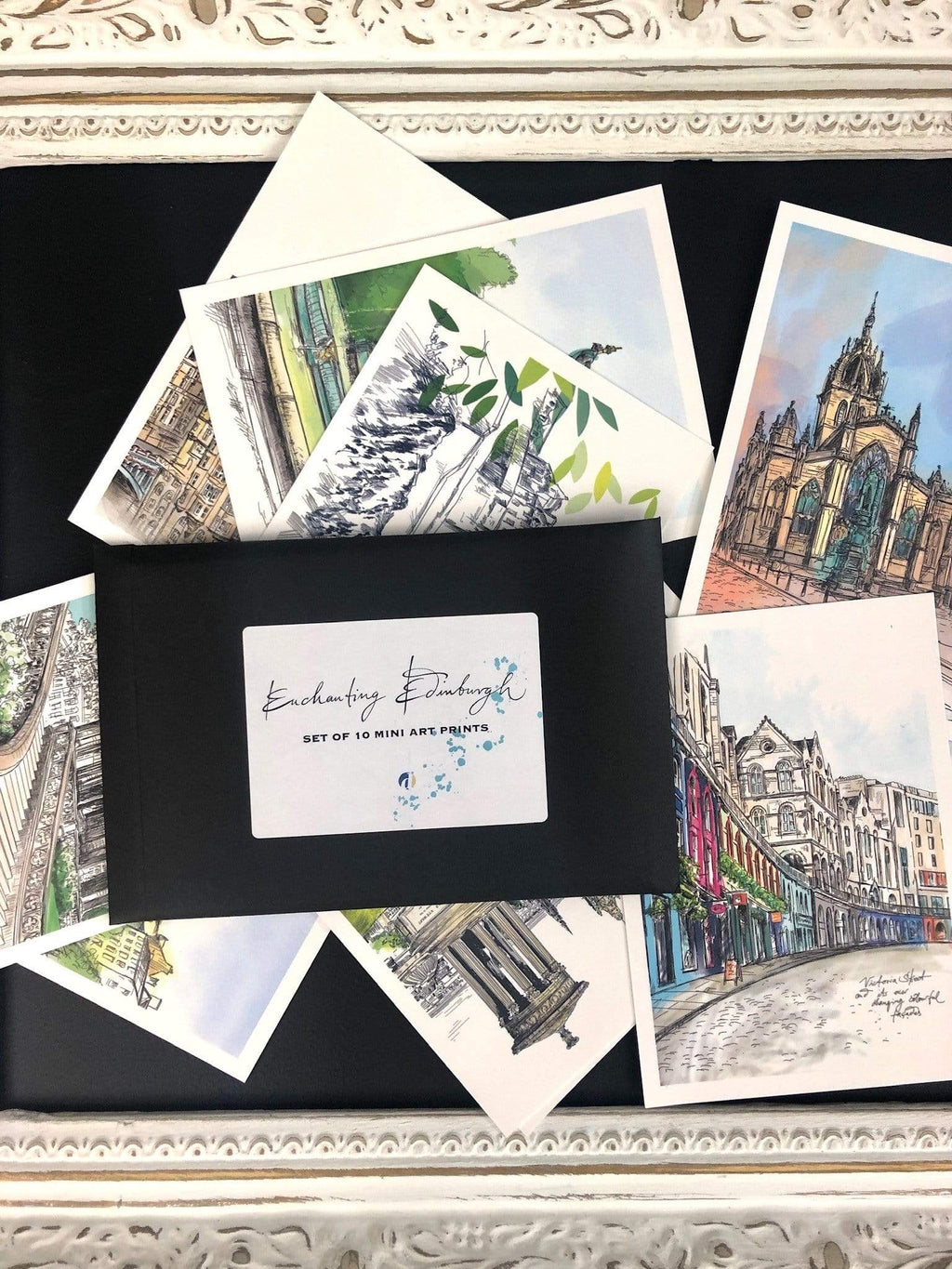 Enchanting Edinburgh Mini Art Print Set