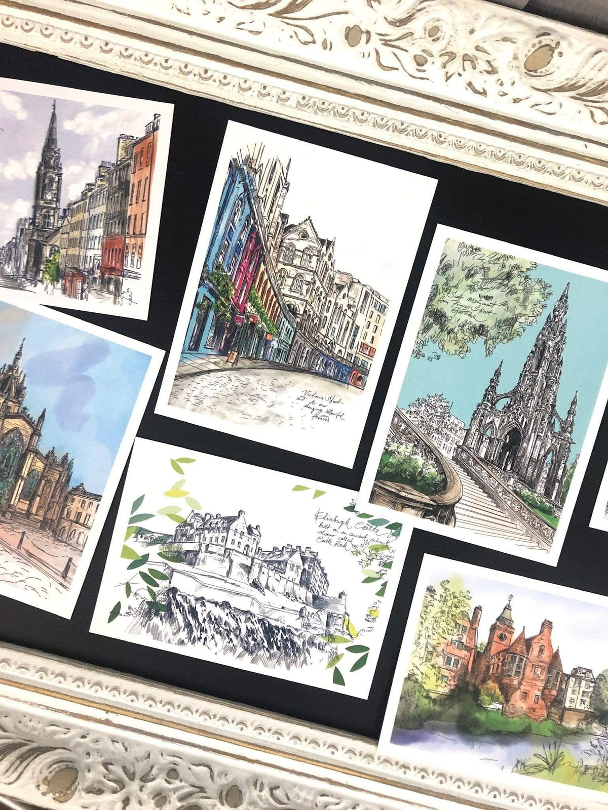 Enchanting Edinburgh Mini Art Print Set