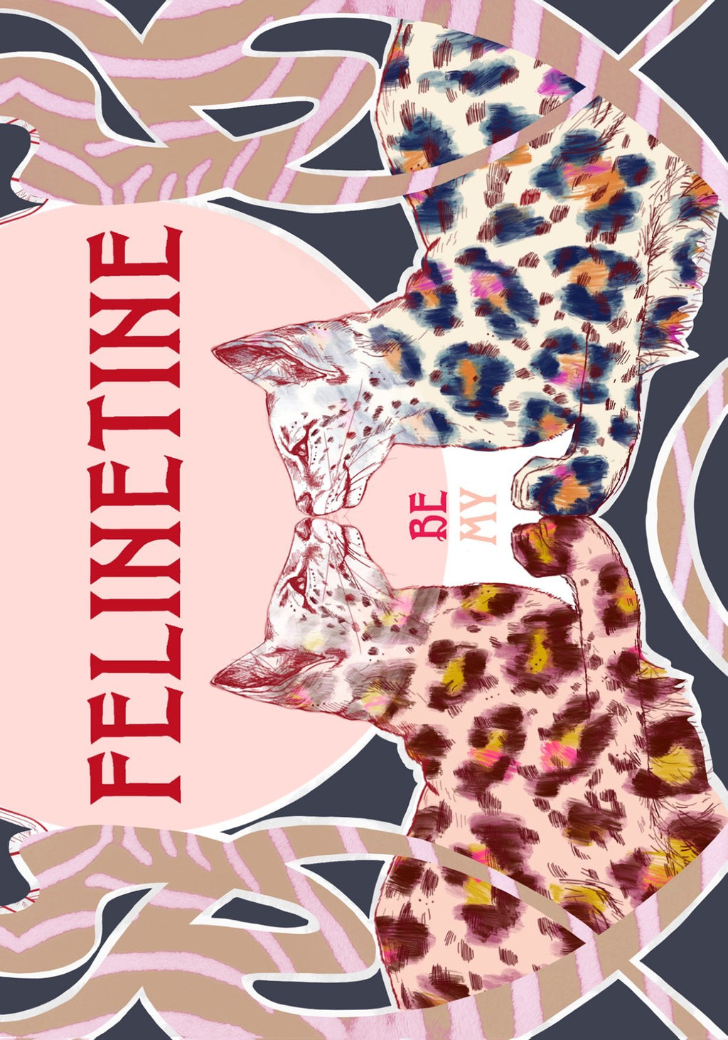 Be My Felinetine Greeting Card