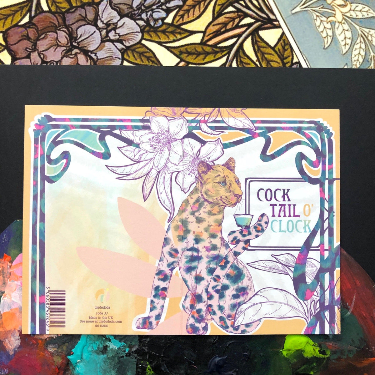 Cocktail Oclock Greeting Card