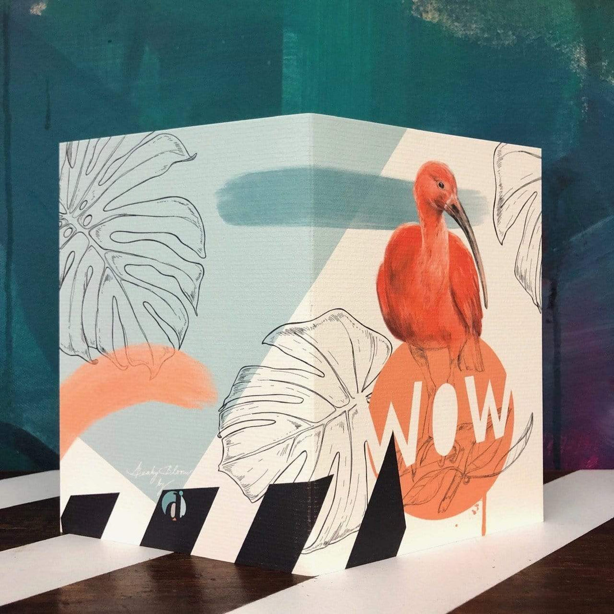 Scarlet Ibis - Wow Greeting Card