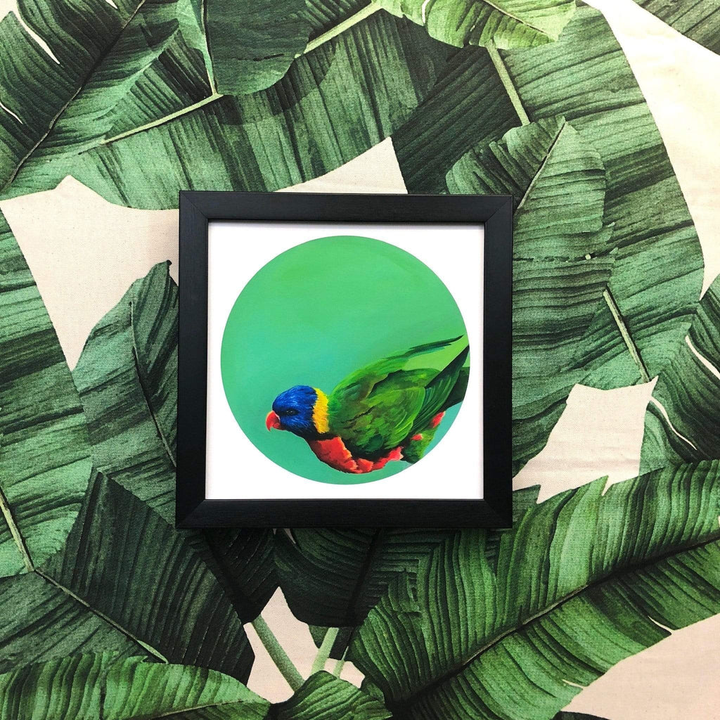Rainbow Lorikeet 8" Giclée Print