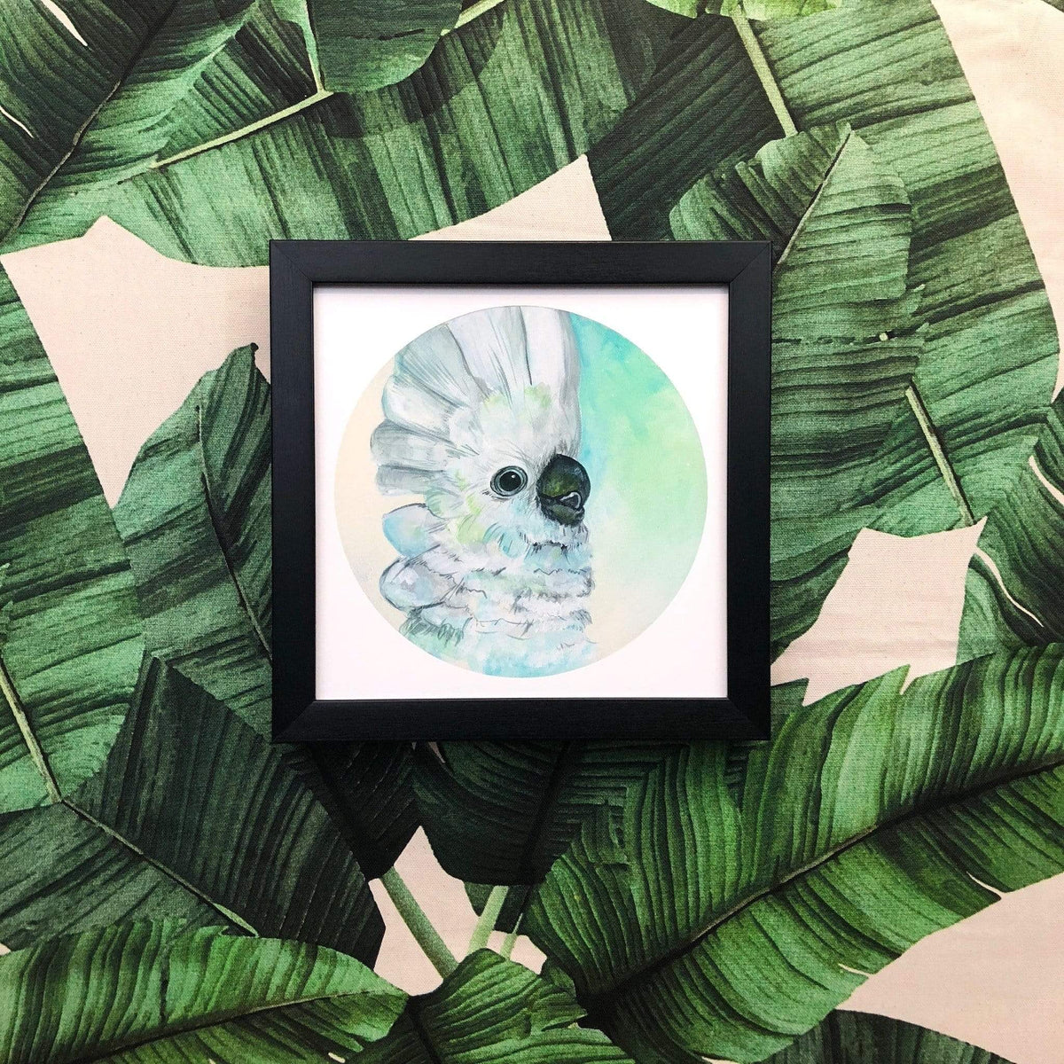 Umbrella Cockatoo 8" Giclée Print