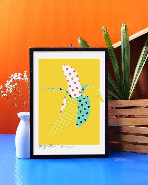 Banana A4 Print