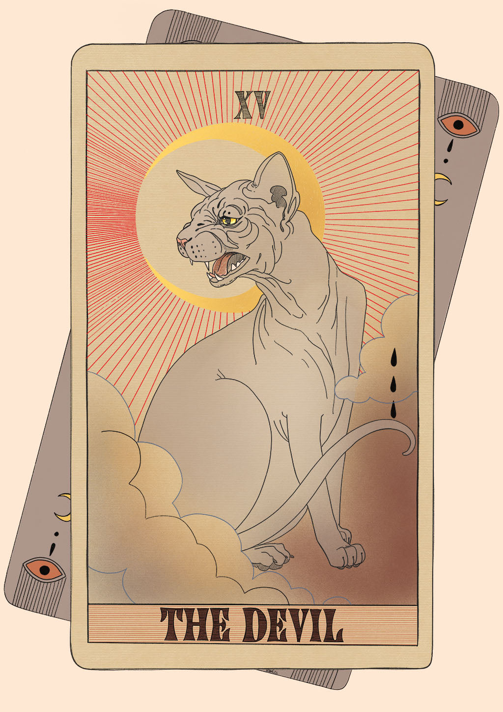 x501 Tarot Cats The Devil 