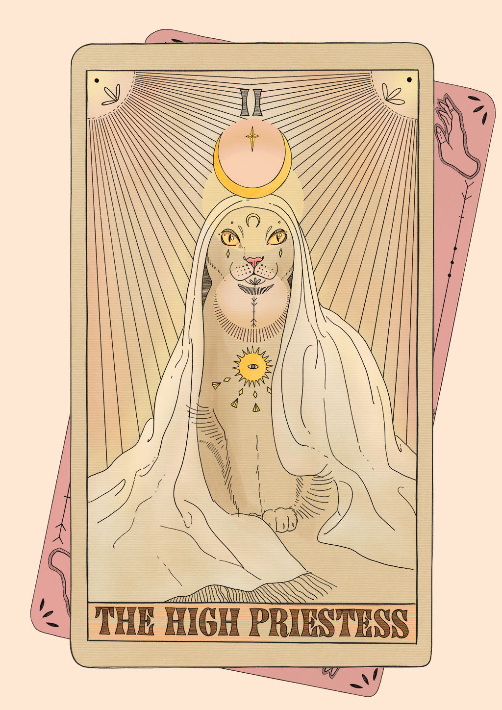 x503 Tarot Cats The High Priestess 