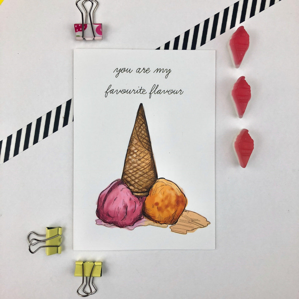 Favourite Flavour Greeting Card